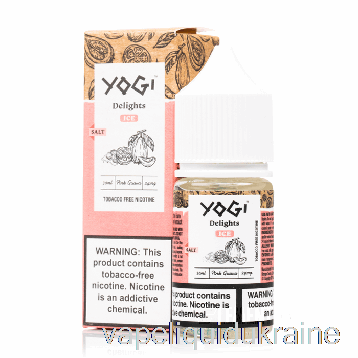 Vape Liquid Ukraine Pink Guava Ice Salts - Yogi Delights - 30mL 24mg